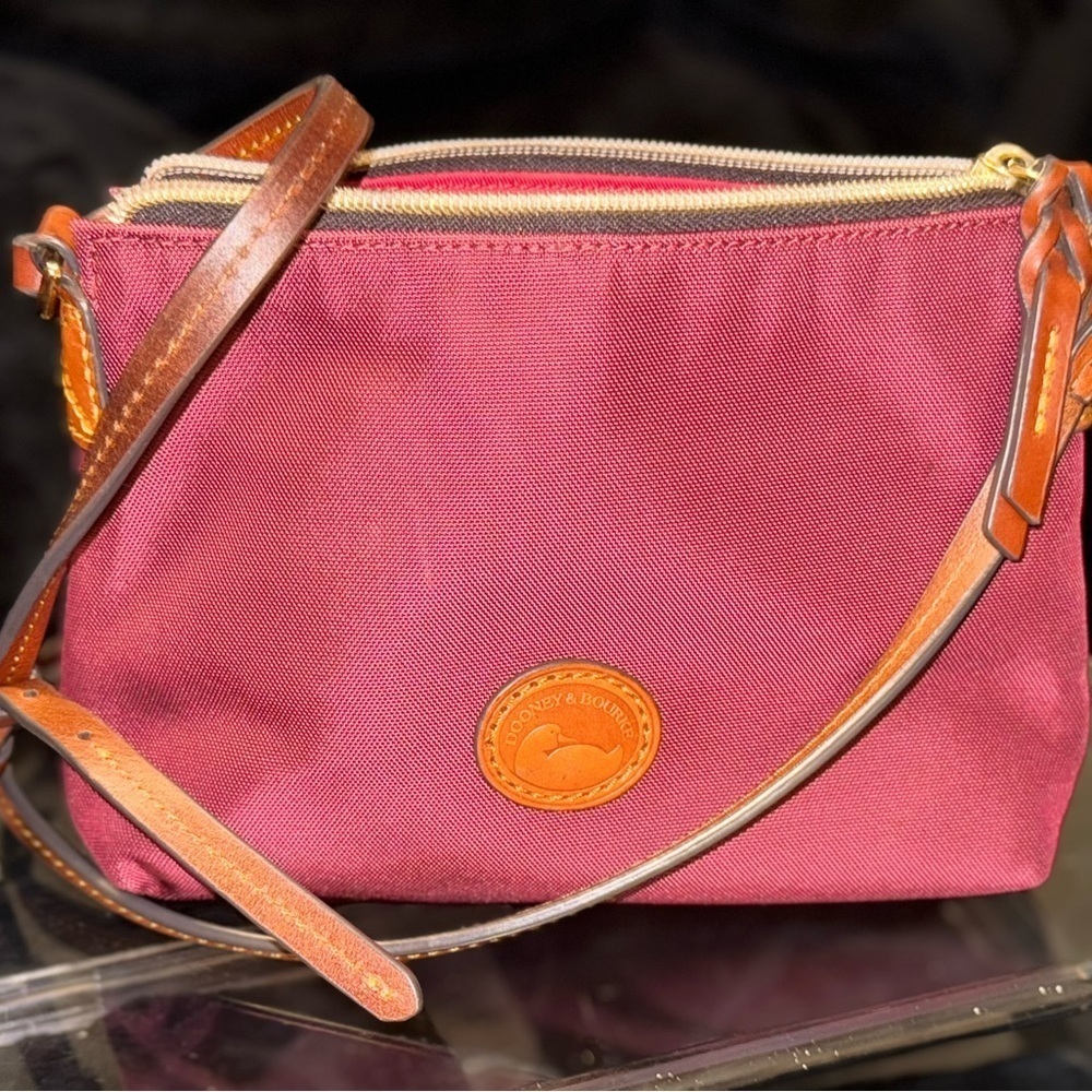 Dooney & Bourke Maroon Crossbody Bag - Picture 16 of 16